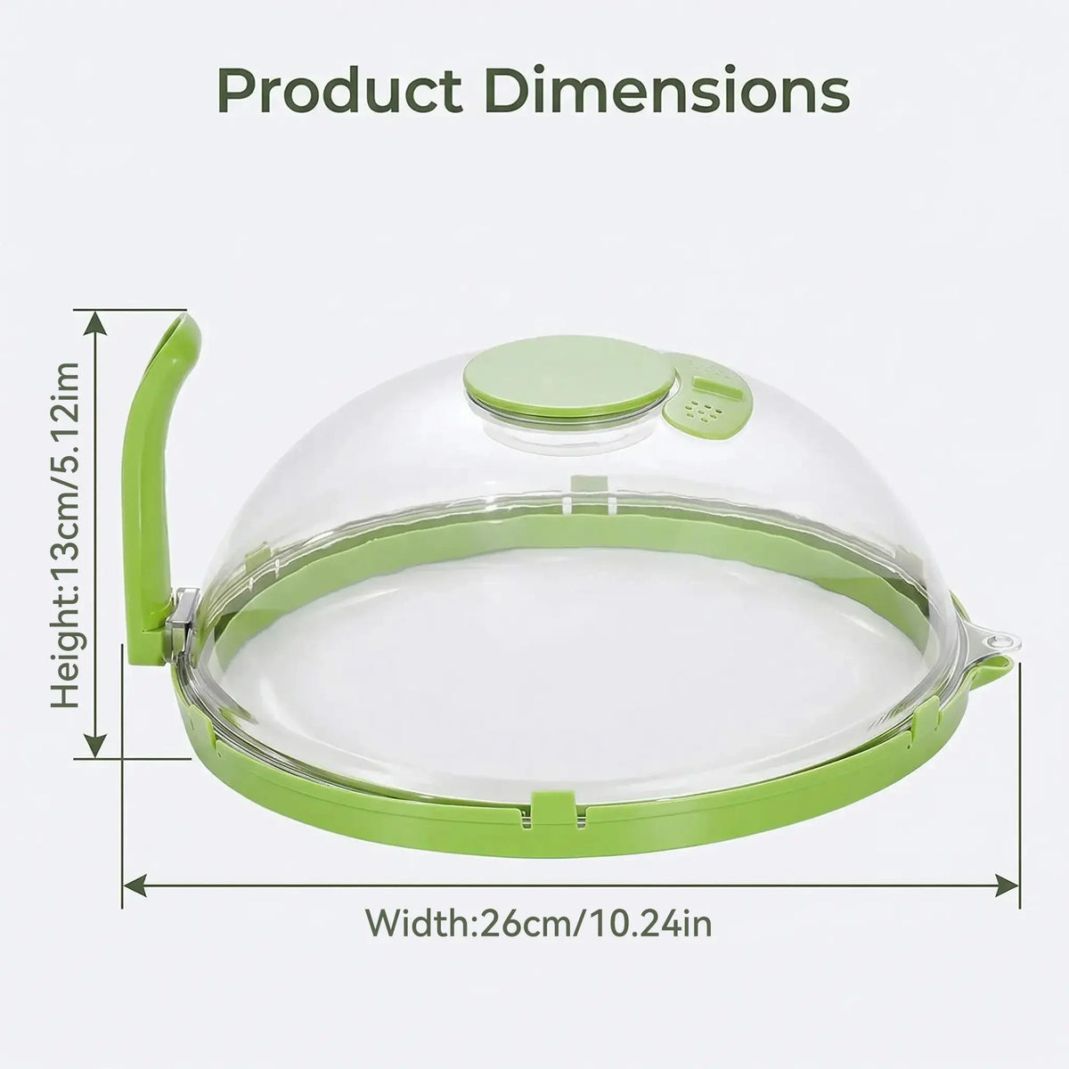 Clear Microwave Splatter Cover with Steamer Basket & Steam Vent Lid